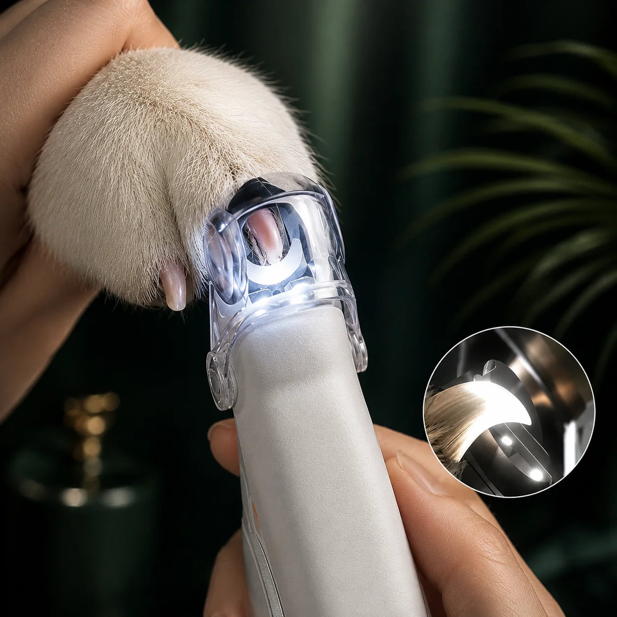 Dog Nail Clippers Stainless Steel Blades Quick-Detect Sensor