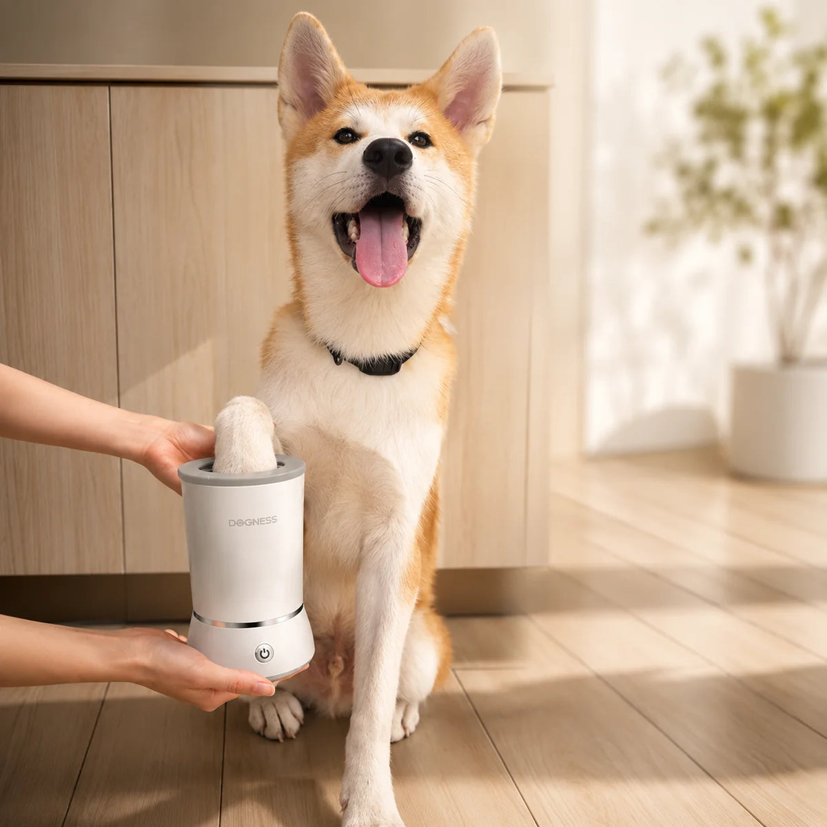 Dog Paw Cleaner Automatic Rechargeable Silicone Bristles