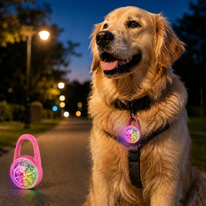 Dog Safety Light Clip-On LED USB-C Rechargeable Water-Resistant