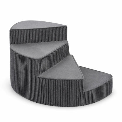 Dog Stairs Orthopedic Foam Non-Slip Compact Spiral Design