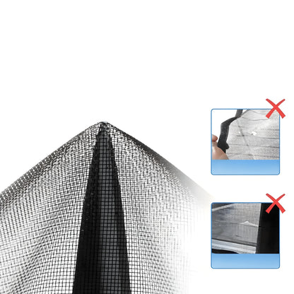 Door Mosquito Net Magnetic Self-Closing Polyester Mesh