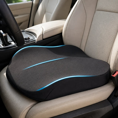 Driver Seat Booster Cushion Memory Foam & Non-Slip 3 Inch