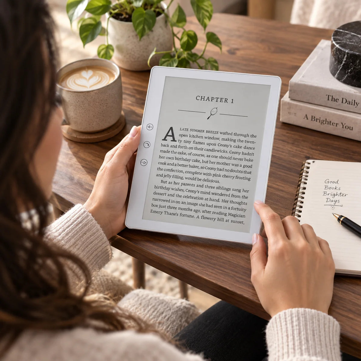 E-Reader 6-Inch E-Ink Touchscreen 32GB Expandable Storage