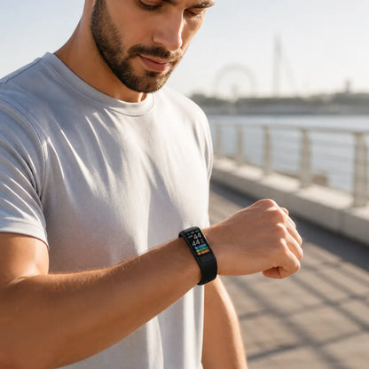 ECG And Heart Rate Monitoring App-Connected Smartwatch (Up To 7-Day Battery Life)