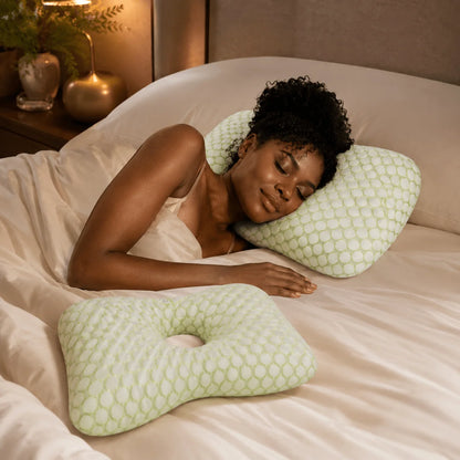 Ear Piercing Pillow 3.5-Inch Open Center Adjustable Firmness