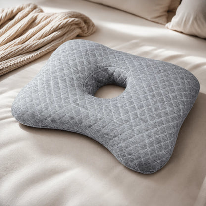 Ear Piercing Pillow 3.5-Inch Open Center Adjustable Firmness