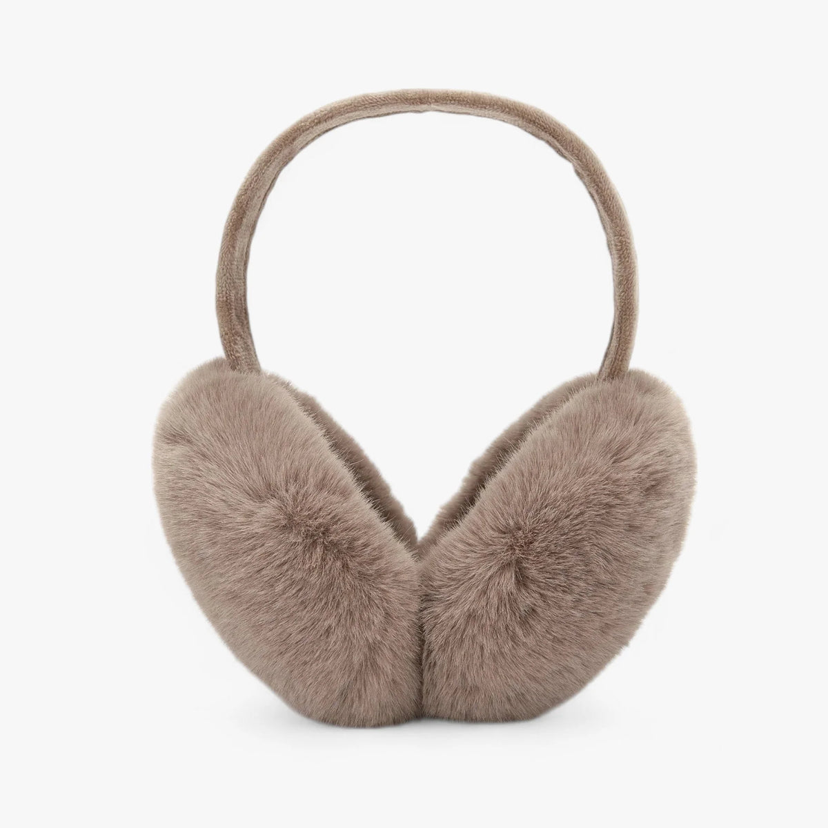 Ear Warmers Foldable Plush Faux Fur Lightweight & Portable