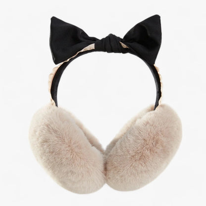 Ear Warmers Foldable Plush Faux Fur Lightweight & Portable