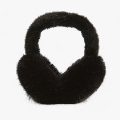 Ear Warmers Foldable Plush Faux Fur Lightweight & Portable