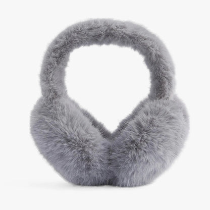 Ear Warmers Foldable Plush Faux Fur Lightweight & Portable