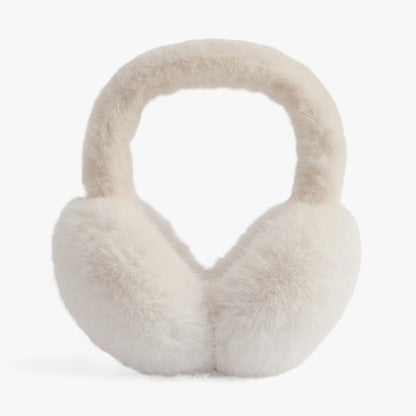 Ear Warmers Foldable Plush Faux Fur Lightweight & Portable