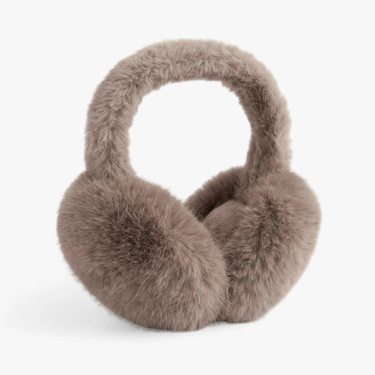 Ear Warmers Foldable Plush Faux Fur Lightweight & Portable