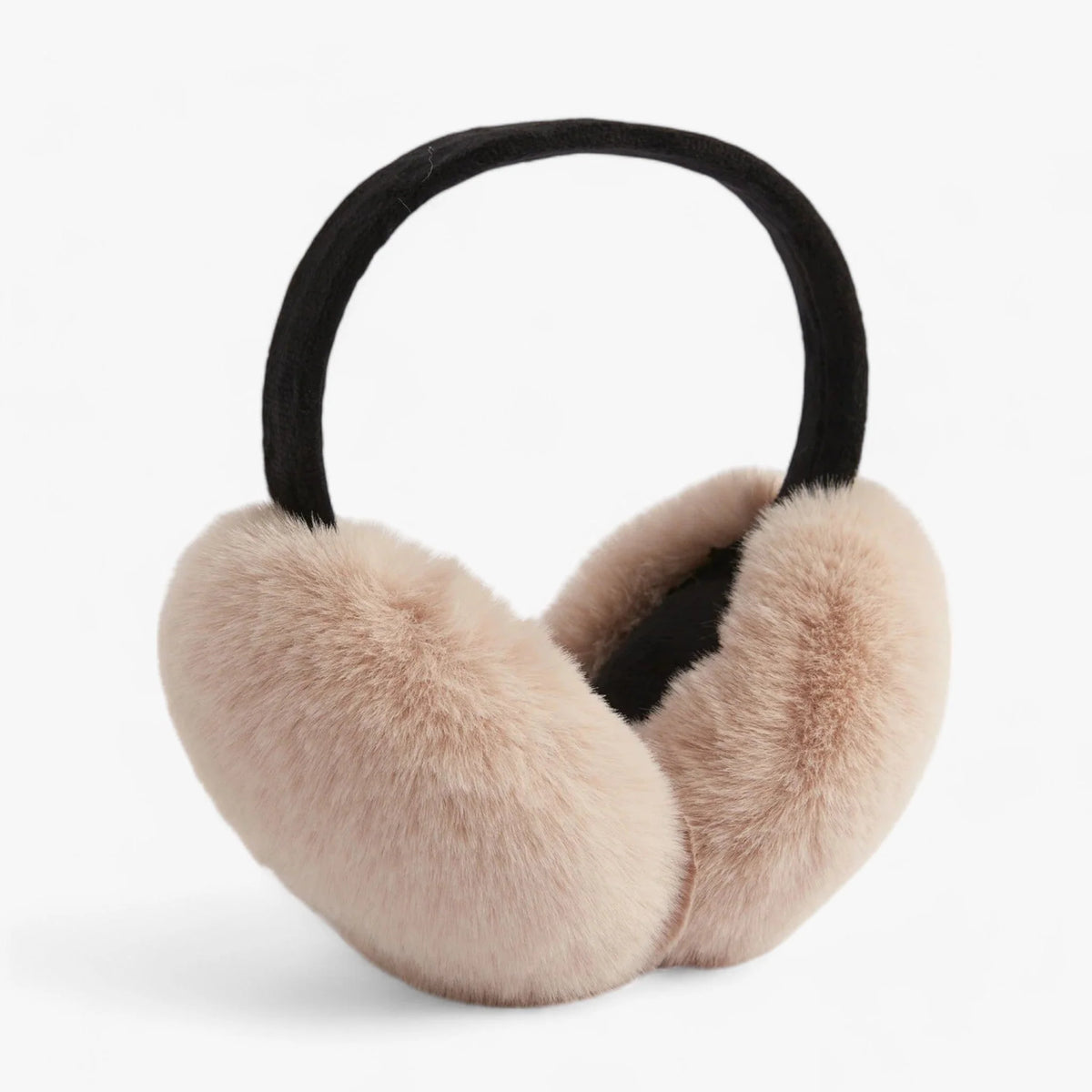 Ear Warmers Foldable Plush Faux Fur Lightweight & Portable