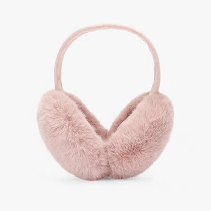 Ear Warmers Foldable Plush Faux Fur Lightweight & Portable