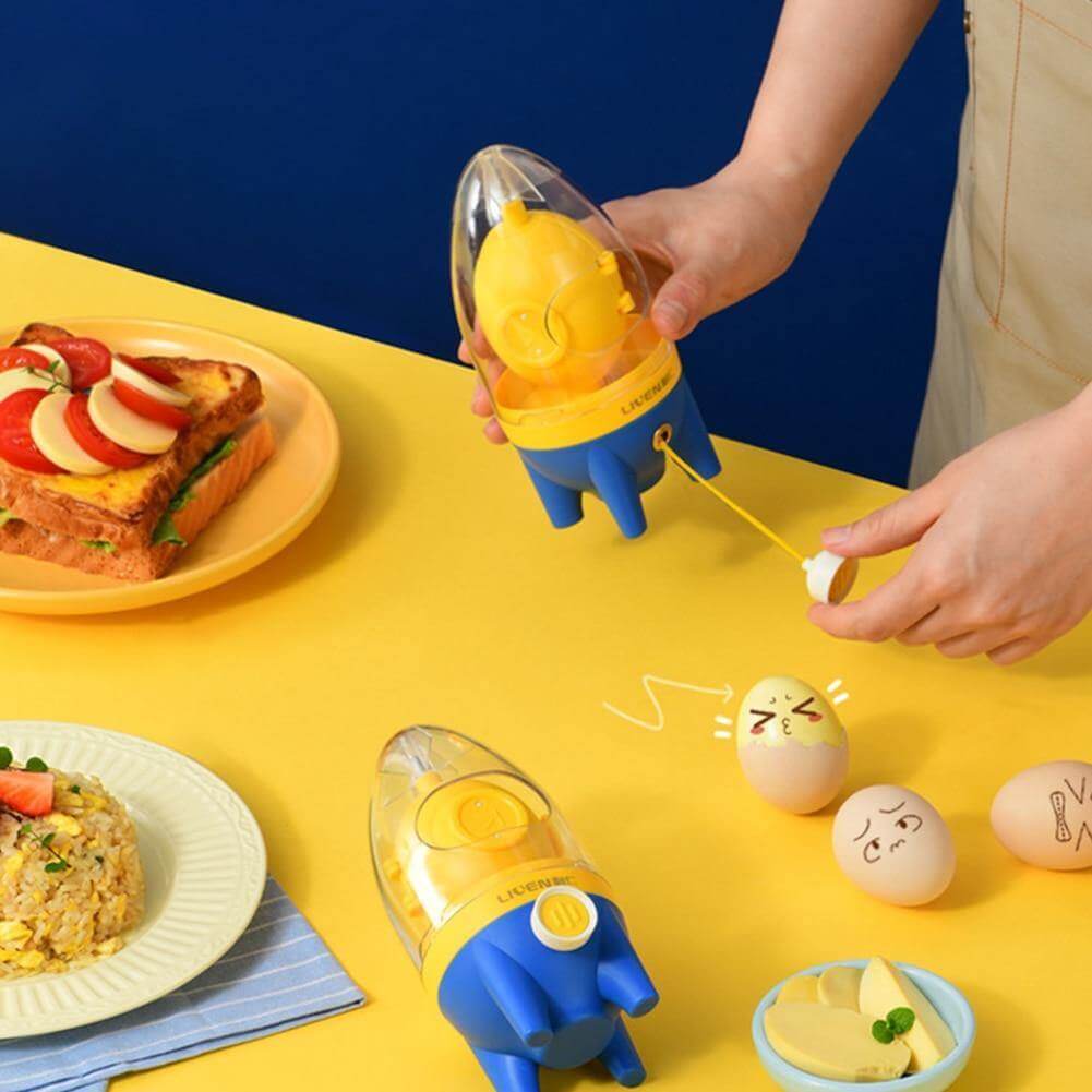 Egg Mixer Pull-Cord Dishwasher-Safe