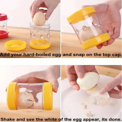 Egg Peeler & Opener Dual-Function Quick Peeling