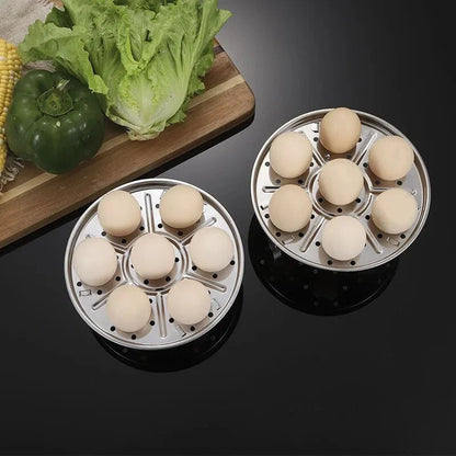 Egg Steamer Rack Stainless Steel Removable Easy-Clean Design