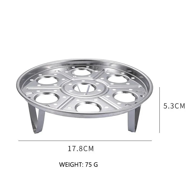 Egg Steamer Rack Stainless Steel Removable Easy-Clean Design