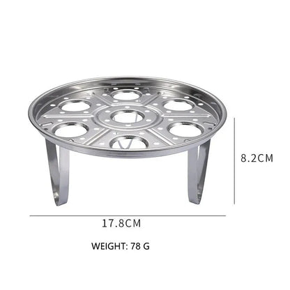 Egg Steamer Rack Stainless Steel Removable Easy-Clean Design