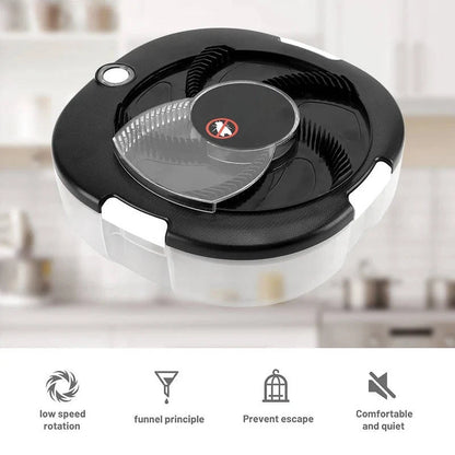 Electric Fly Trap Indoor Chemical-Free Rechargeable 72-Hour