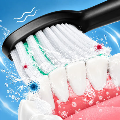 Electric Toothbrush Sonic Six Modes USB Rechargeable Travel Case