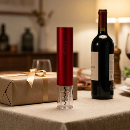 Electric Wine Opener Button-Operated Natural & Synthetic Corks