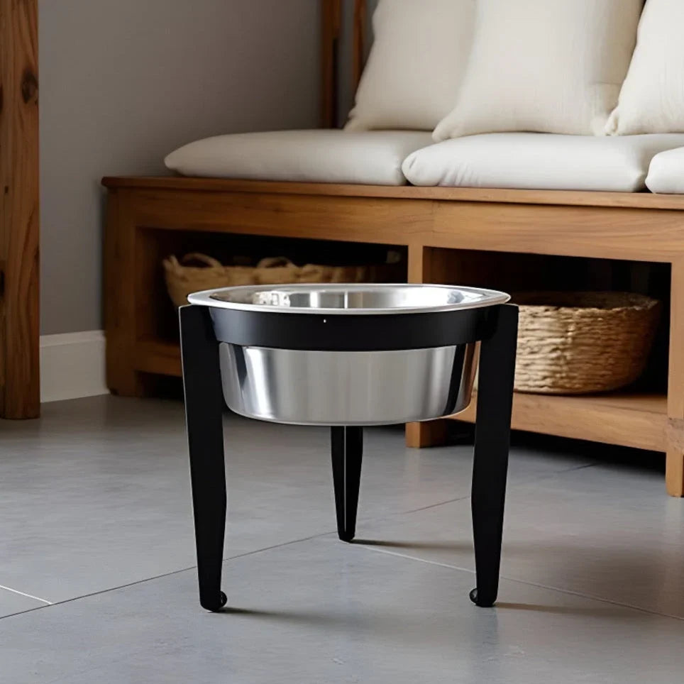 Elevated Dog Bowl Stainless Steel Non-Slip Dishwasher-Safe