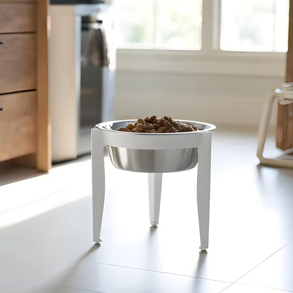 Elevated Dog Bowl Stainless Steel Non-Slip Dishwasher-Safe