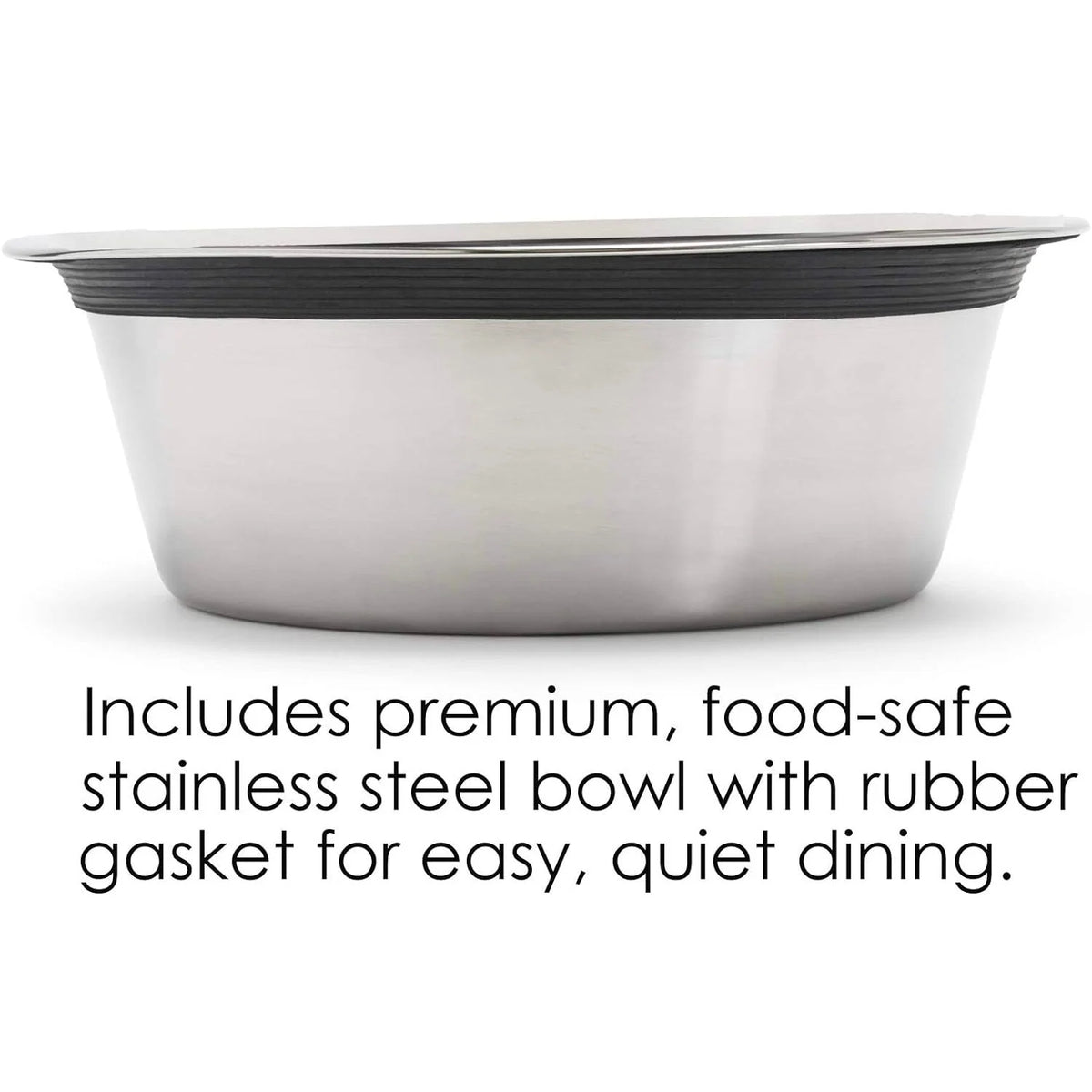 Elevated Dog Feeder Triple Stainless Steel Bowls Weather-Resistant Stand