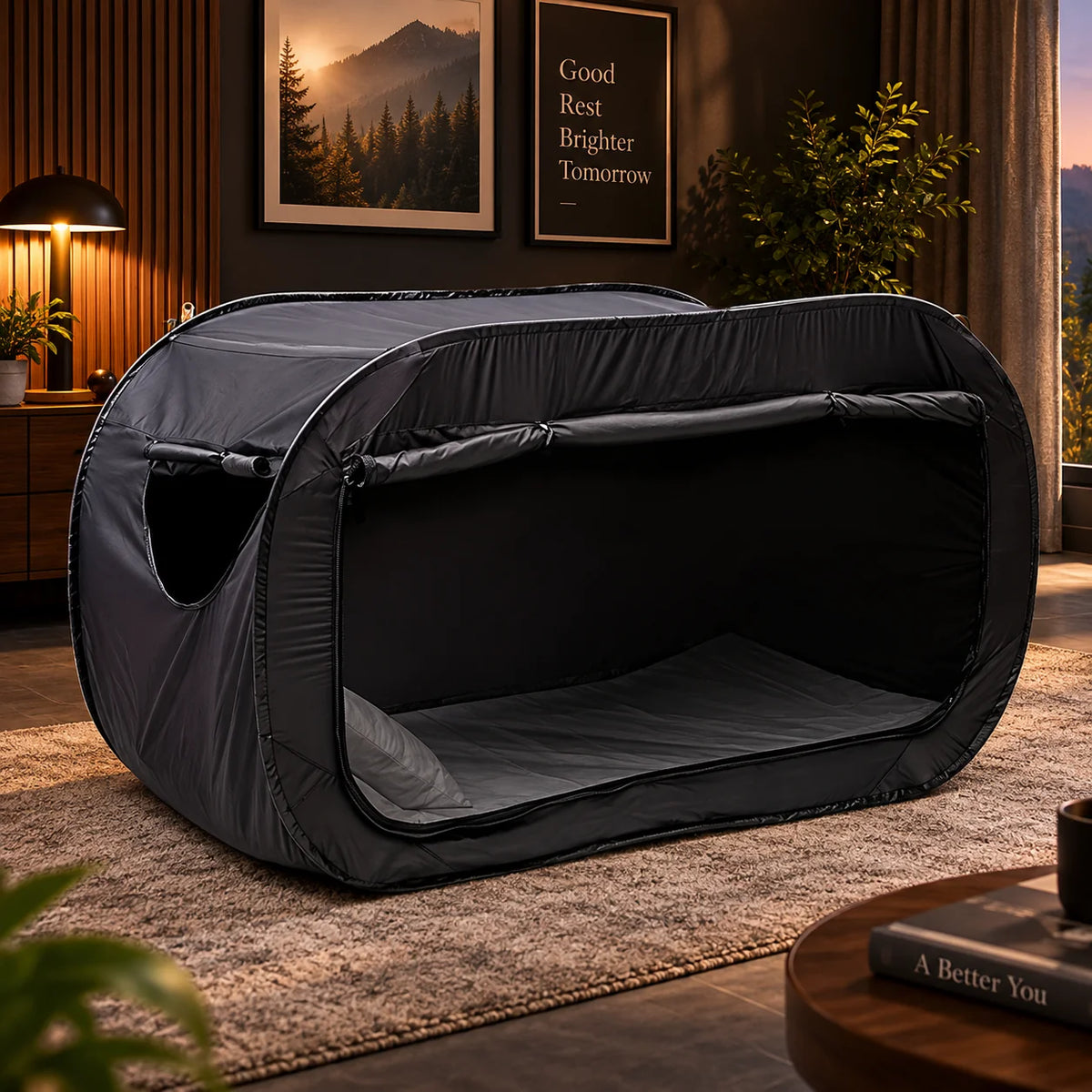 Enclosed Bed Tent Full Zipper Mesh Vents