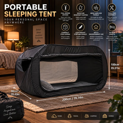 Enclosed Bed Tent Full Zipper Mesh Vents