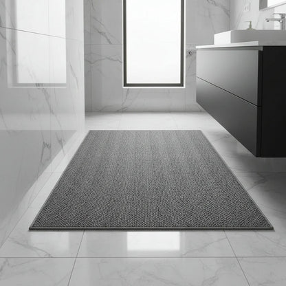 Entryway Doormat Absorbent Woven Quick-Dry Low-Profile
