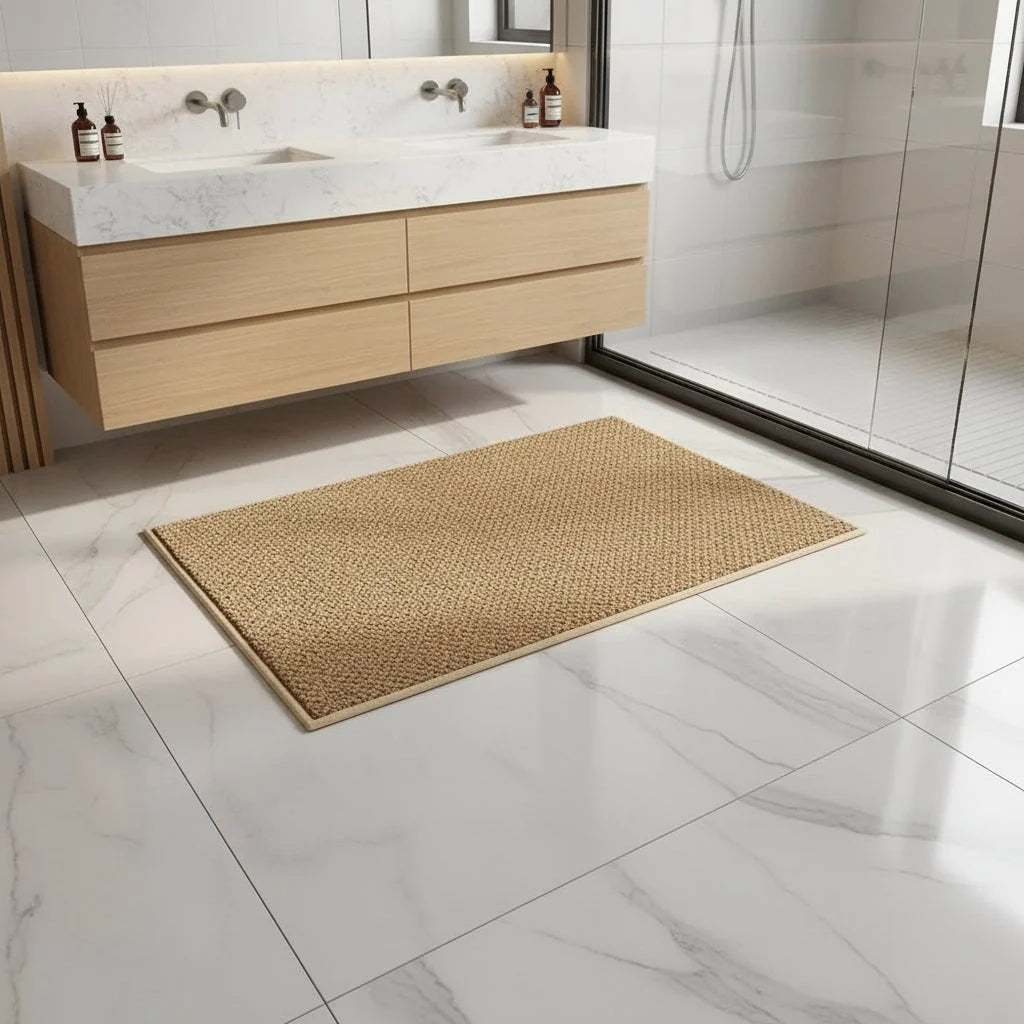 Entryway Doormat Absorbent Woven Quick-Dry Low-Profile