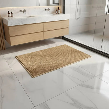 Entryway Doormat Absorbent Woven Quick-Dry Low-Profile