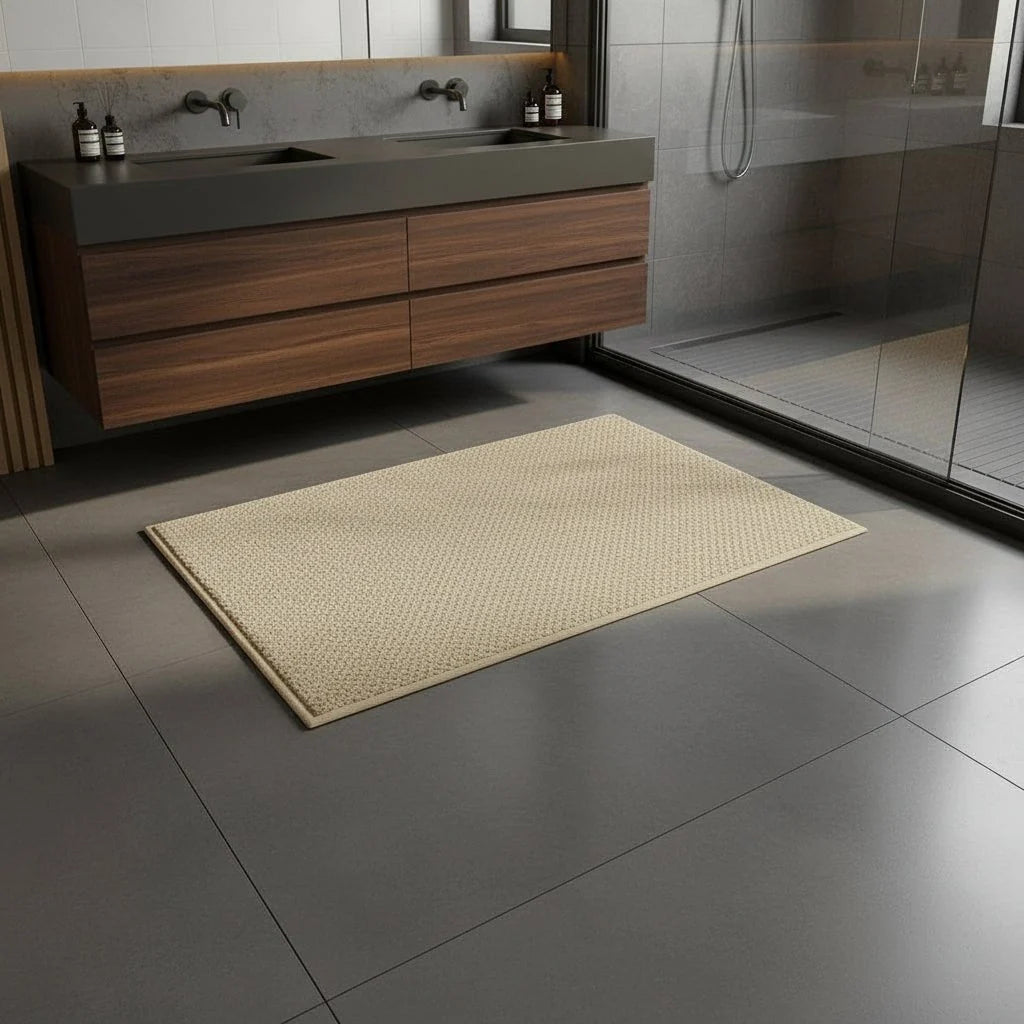 Entryway Doormat Absorbent Woven Quick-Dry Low-Profile