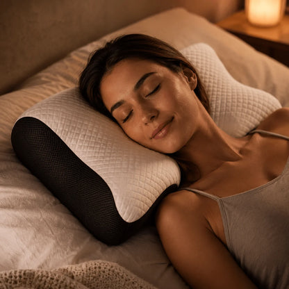Ergonomic Pillow Butterfly Contour Dual-Height Memory Foam