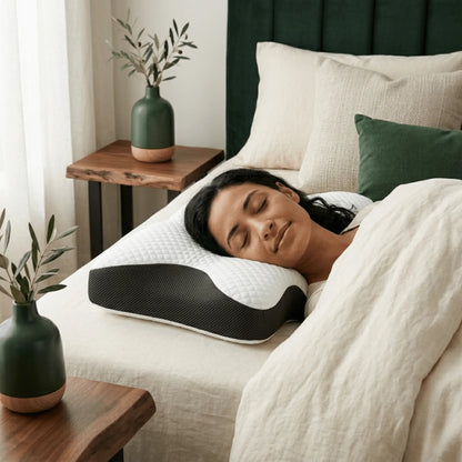 Ergonomic Pillow Butterfly Contour Dual-Height Memory Foam