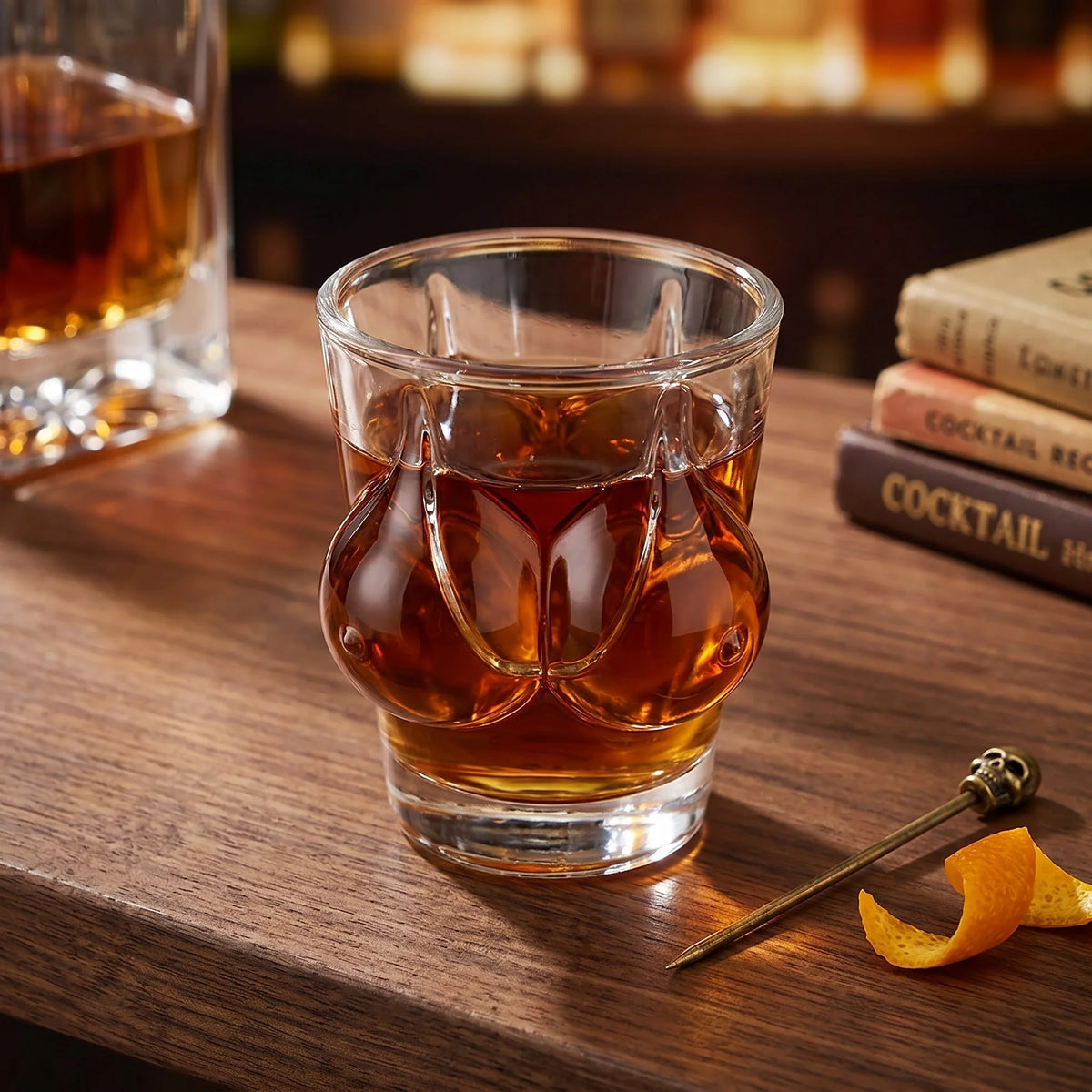 Espresso Glass Twin-Top Design Compact Size