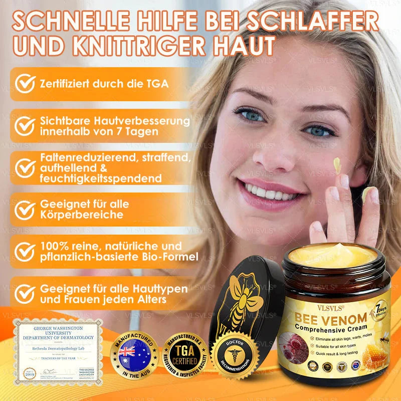 Face Cream Bee Peptide Complex & Hyaluronic Acid Hydrating Lightweight Formula