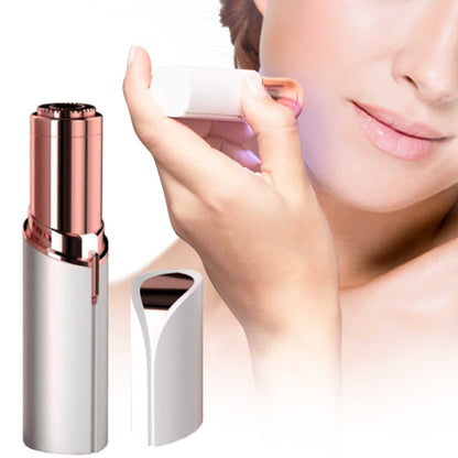 Facial Hair Remover Lipstick-Style Built-In LED Travel Size