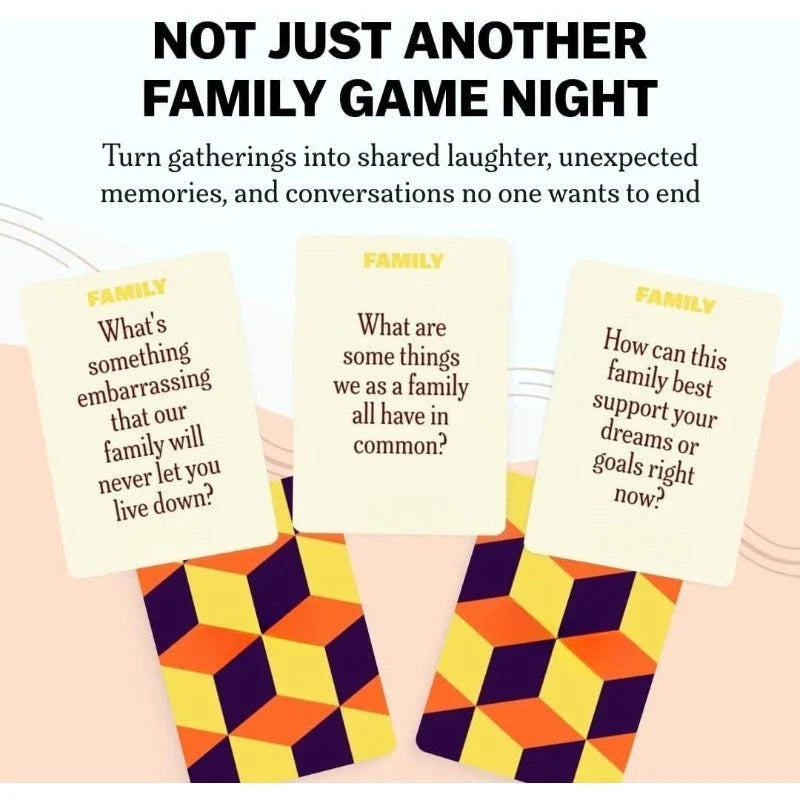 Family Conversation Card Game 150 Questions All-Ages Storytelling