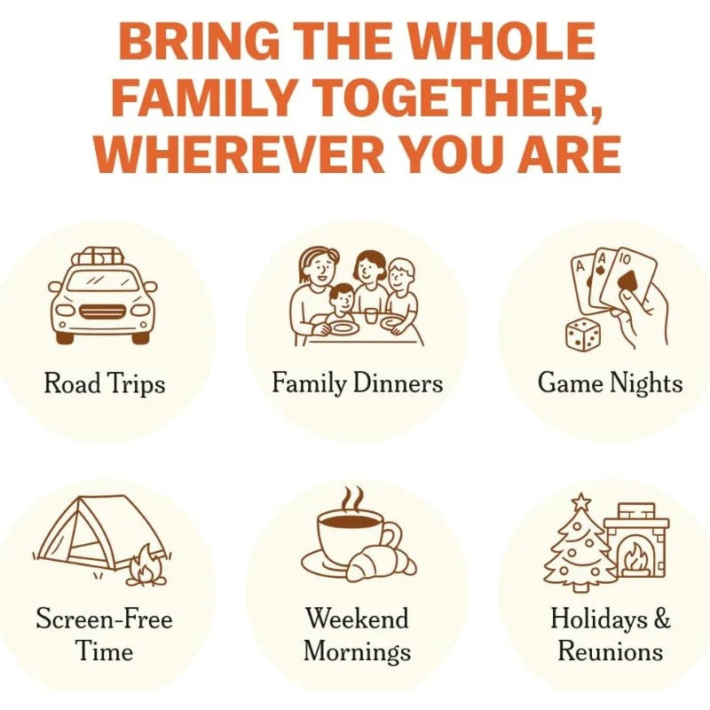 Family Conversation Card Game 150 Questions All-Ages Storytelling