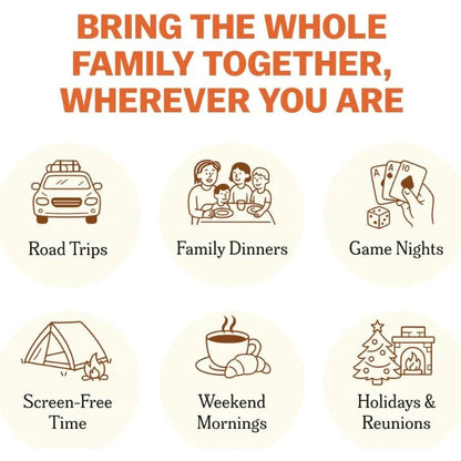 Family Conversation Card Game 150 Questions All-Ages Storytelling