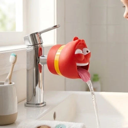 Faucet Extender Cartoon Bug Soft Silicone Base