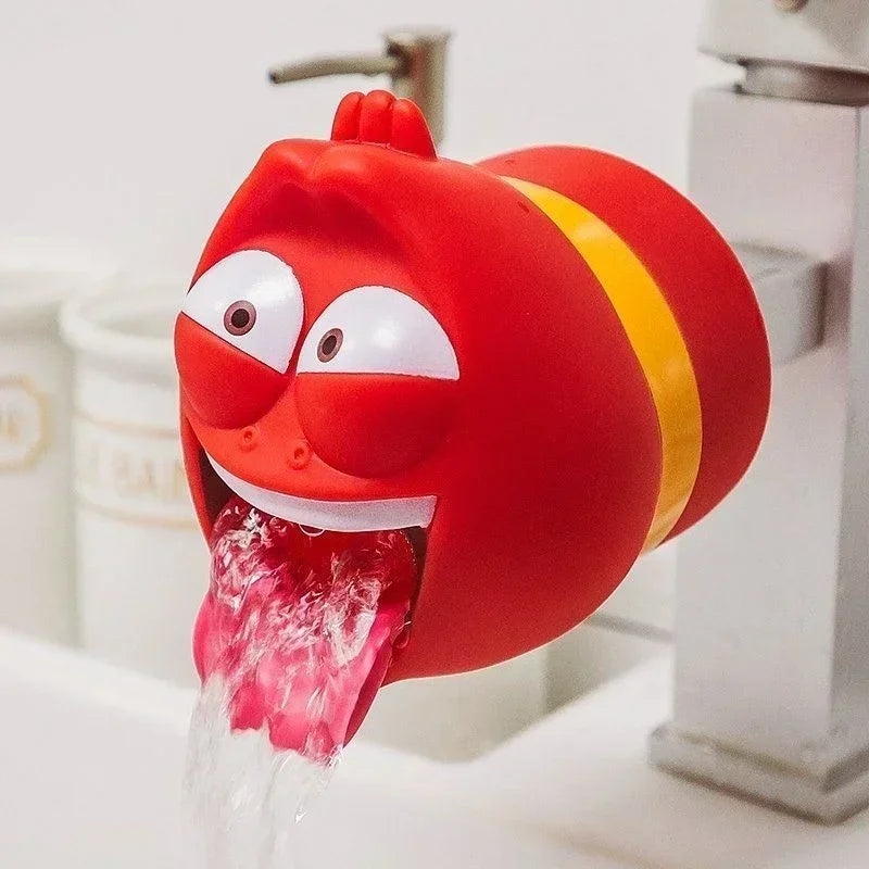 Faucet Extender Kids Cartoon Design Detachable Silicone Base
