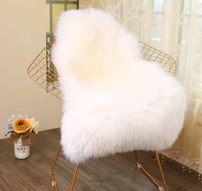 Faux Fur Rug Ultra-Soft Non-Slip Backing & Machine Washable