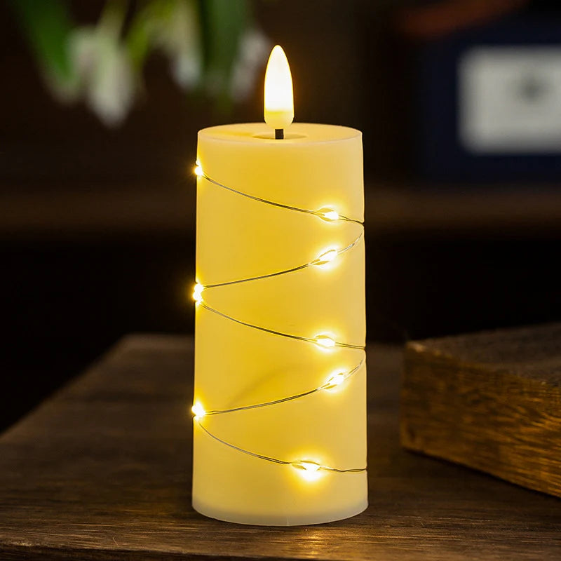 Flameless Candle Realistic Flicker Child & Pet Safe