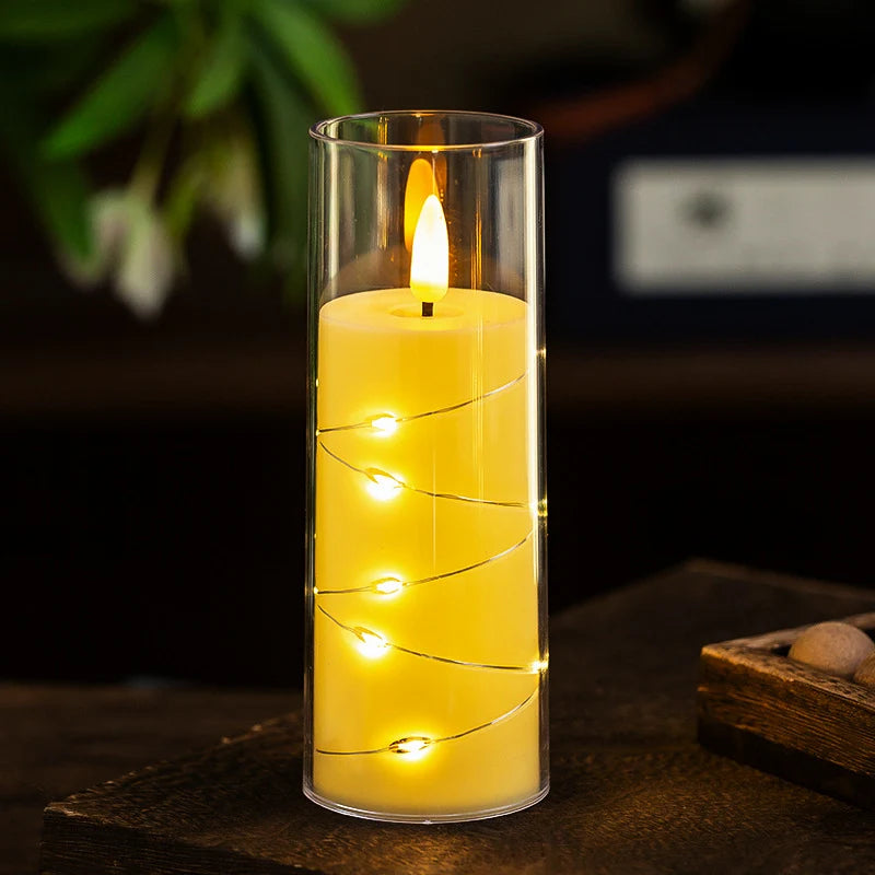 Flameless Candle Realistic Flicker Child & Pet Safe