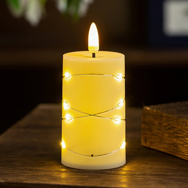 Flameless Candle Realistic Flicker Child & Pet Safe