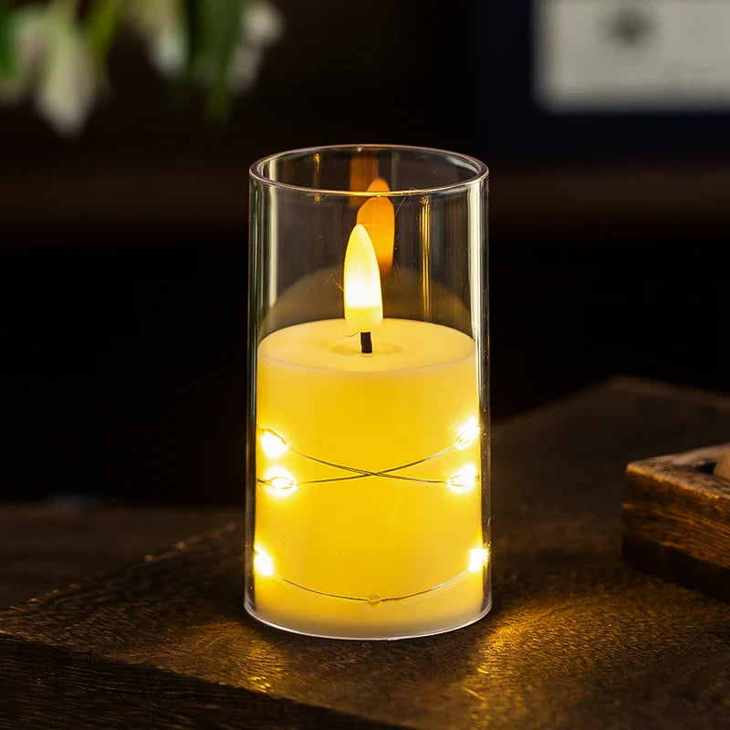 Flameless Candle Realistic Flicker Child & Pet Safe